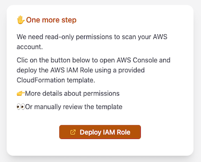 Deploy read-only IAM Role